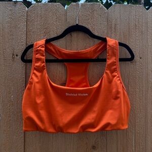 district vision - twin layer sports bra (infrared)